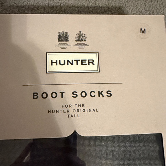 NIB Hunter Boot Socks Tall- M- Dark Gray - Picture 3 of 8